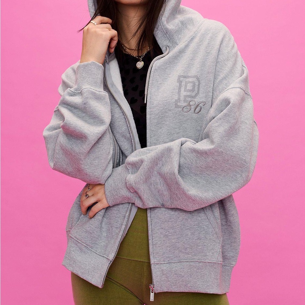 Victoria's Secret Gray Varsity Jacket